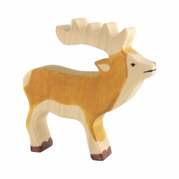 Holztiger Hirsch