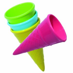Die Eistüte fashion ist eine robuste Eistüte in klassischer Formgebung und fröhlichen, modernen Pastell-Farben. Sie ist für Kinder ab 1,5 Jahren geeignet.